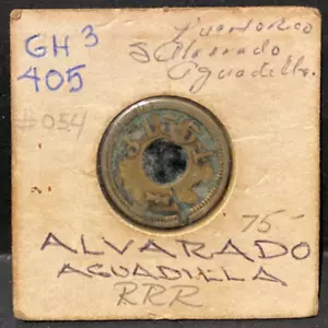 Puerto Rico, Ficha/Token, AGUADILLA, ALVARADO, zirkuliert - Bild 1 von 10