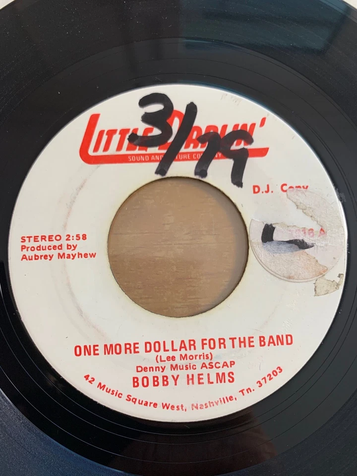Bobby Helm - One More Dollar For The Band // 7" - US-Pressing 1979 - Promo - Bild 1 von 1