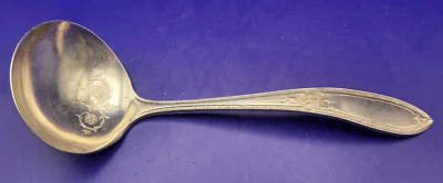Cucharón gravy placa plateada Wm Rogers & Son TRIUMPH International 1925 7 3/8" Foto 1 de 4