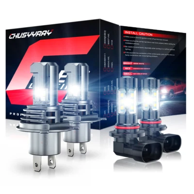 For Honda Ridgeline 2006-2014 LED High Low Beam Headlight +Fog Light Bulbs Kit - Image 1 of 4