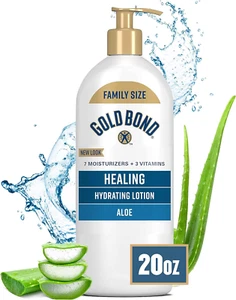 Gold Bond Healing Hydrating Lotion - 20 Oz with Aloe for 24-Hour Moisture - Picture 1 of 11