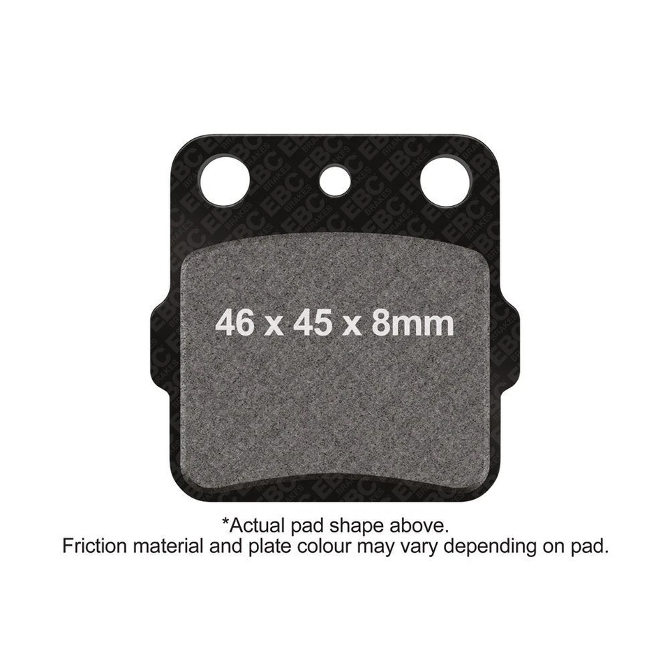 EBC Motorcycle TT Brake Pads Rear Right Kawasaki KX 100 1989 - 1991 - Image 1 of 1