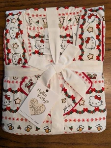 POTTERY BARN TEEN Hello Kitty® Gingerbread Fair Isle Pajama Set-XL-NWT - Picture 1 of 3