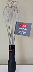 OXO 11" Balloon Whisk Stainless Steel Wire Whisk w/Grip Handle, Dishwasher Safe - Picture 1 of 4