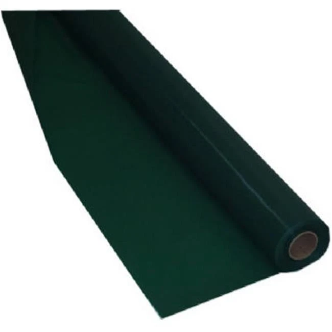 Creative Converting 763124 40 in. x 100 ft. Plastic Table Roll- Hunter Green - Image 1 of 1