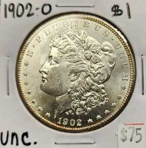 1902-O Morgan Silver Dollar Choice Uncirculated 1883 O $1 Coin US Coins - Picture 1 of 2