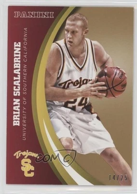 2015 Panini USC Trojans Gold /25 Brian Scalabrine #35 - Image 1 of 2