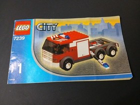LEGO City Fire Truck 7239 Instruction Manual  (Manual Only)