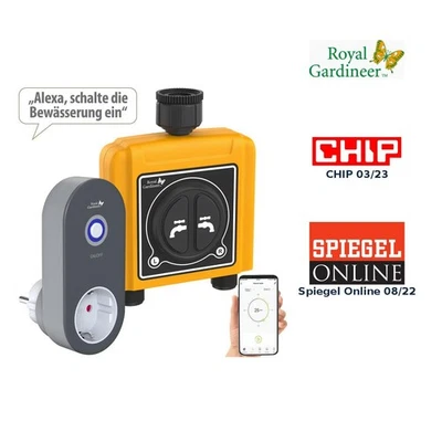 WLAN-Bewässerungscomputer mit Dual-Bewässerungs-Ventil & App-Steuerung - Bild 1 von 4