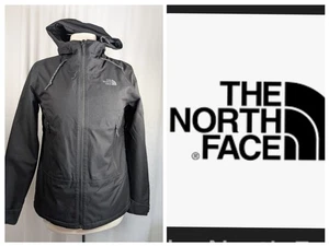 Women's Jacket North Face S Inlux Outerwear Insulated Black Herringbone - Picture 1 of 21