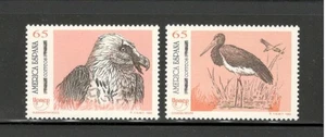 SPAIN - ENDANGERED BIRDS - SET #2749-50 - MNH - YR 1993 - Picture 1 of 1