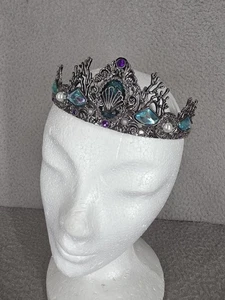 Disney Store Meerjungfrau Arielle Diadem Metall Stirnband Edelsteine Krone Prinzessin Cosplay - Bild 1 von 12
