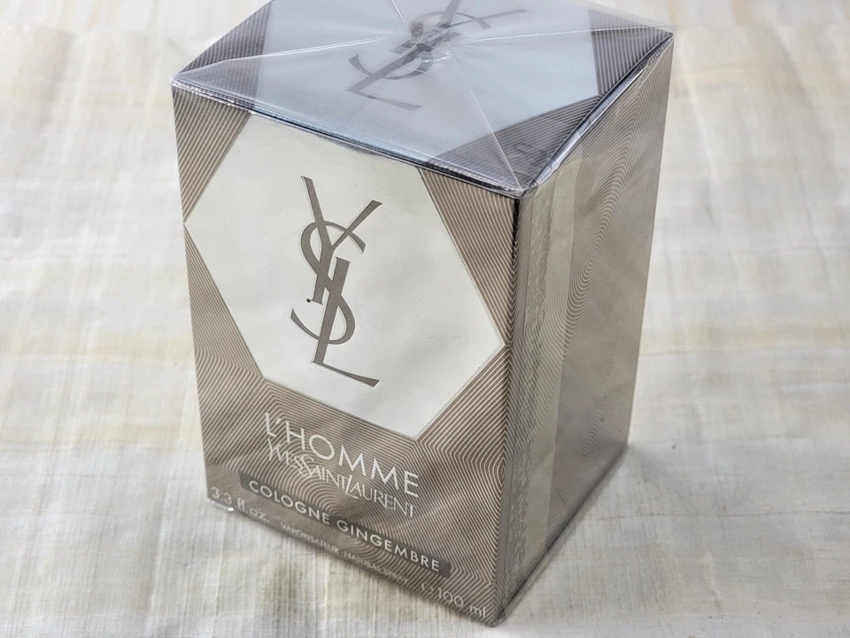 L'HOMME GINGEMBRE YVES SAINT LAURENT RARO YSL 100ML MASCULINO NOVO LACRADO DESCONTINUADO - Imagem 1 de 3