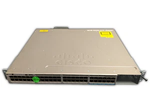 CISCO WS-C3850-12X48U-S 48 Port UPoE w/ 1100W Power Supply - Picture 1 of 3