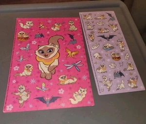 Rare Vintage 2002 Sagwa The Chinese Siamese Cat  Stickers Sheets Lot Of 2 - Picture 1 of 5