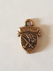 McGregor family Crest Charm By Royce's N.Y. Gold - Picture 1 of 3