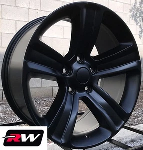 20 inch 20 x9" Wheels for Dodge Ram 1500 Satin Black 2013-2017 for Ram 1500 Rims - Picture 1 of 4