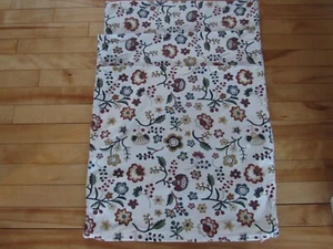 3 IKEA PILLOW COVERS BRUNORT FLOWERS BERRIES 20X20 ZIPPER BURGUNDY BLUE GREEN WH - Picture 1 of 8
