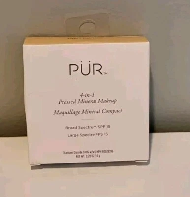 PUR 4-in-1 Pressed Mineral Makeup, SPF 15, 0.28 Oz Light/Clair LN6 EXP:02/26 - Image 1 of 4