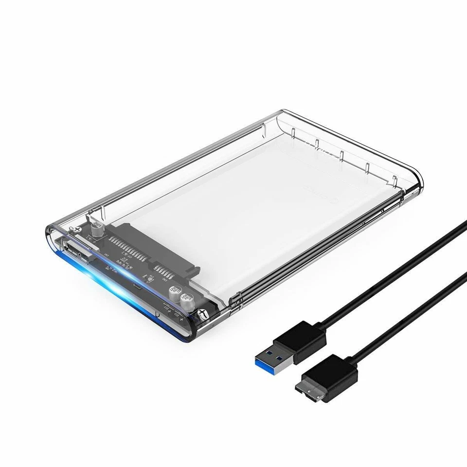 ORICO 2.5 Inch SATA HDD/SSD Enclosure Caddy USB 3.0 for External Hard Drive Disk - Image 1 of 4