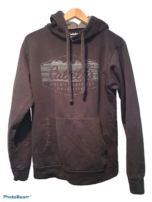 Cabela's Men’s Black Pullover Sweatshirt Small Hoodie C60 - Image 1 of 4