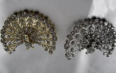  Wechsel Schmuck Edler glitzernder Pfau für Druckknopf System Schmuck Farbwahl - Bild 1 von 2