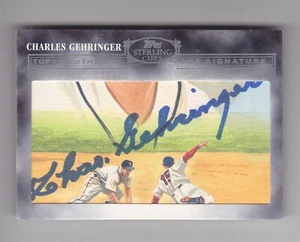 Charles Gehringer 2006 Topps Sterling Cut Signatures Autograph - Picture 1 of 2