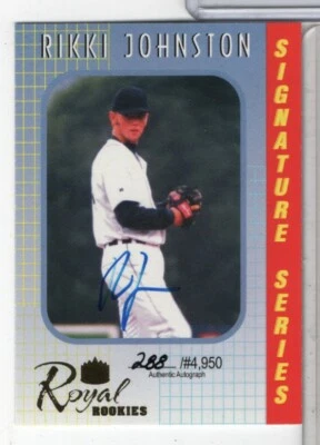 Rikki Johnston Tigers 2000 Royal Rookies AUTO #31 288/4950 051221DMCD46 - Image 1 of 2