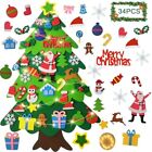Árboles De Navidad De Fieltro para Bebés Y Niños con 32 Los Ornamentos De
