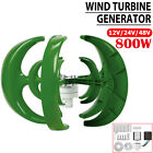 800W Zestaw turbiny wiatrowej Latarnia Pionowa 12/24/48V S Wiatrak Generator energii