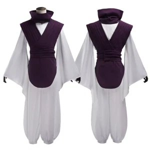 Jujutsu JJK Manga Anime Choso Cosplay Costume Purple Vest Neck Gaiter Belt White - Picture 1 of 13