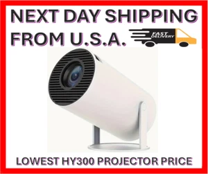 MINI PROJECTOR W/ANDROID 11 HD DUAL WIFI6 5G+2.4G, 720P (Bright Lite-Low Price!) - Picture 1 of 11