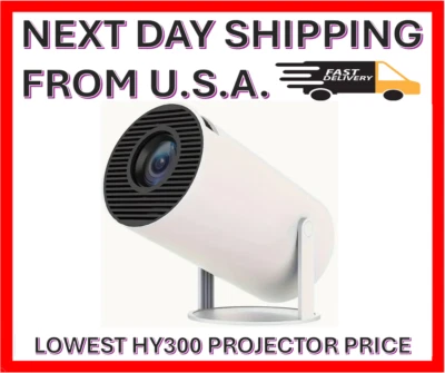 MINI PROJECTOR W/ANDROID 11 HD DUAL WIFI6 5G+2.4G, 720P (Bright Lite-Low Price!) - Image 1 of 4