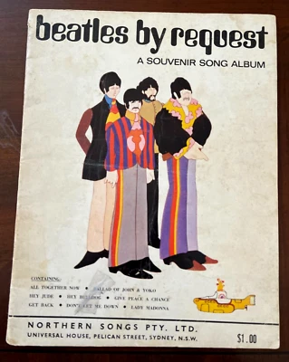 SUPER RARE! The BEATLES Book of Recorded Hits Souvenir Song Album AUS-3746 - Image 1 of 4