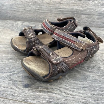 Stride Rite Youth Boys Scooter Sandals Size 10 Brown - Image 1 of 4