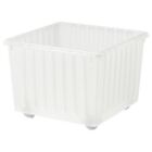 Vessla Storage Crate With Castors White 39X39 Cm