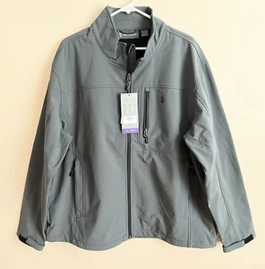 Free Country Men's Free Cycle Super Softshell Gray Jacket XXL Full Zip MRSP $110 - Bild 1 von 19