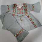 Indyjskie / pakistańskie sukienki dla małych dzieci dziewczęce 3T haftowane