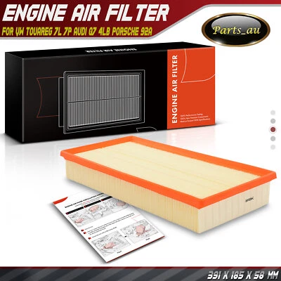 1x Engine Air Filter for VW Touareg 7L 7L6 7P Audi Q7 4LB Porsche Cayenne 92A - image 1 of 4