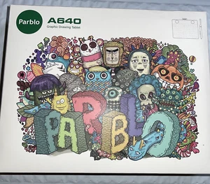 Tablet de dibujo gráfico Parblo A640 6x4 pulgadas 8192 nivel sensibilidad a la presión en caja - Imagen 1 de 4