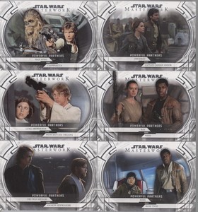 Topps Star Wars Masterwork 2018 POWERFUL PARTNERS Insert - Choose your Card!