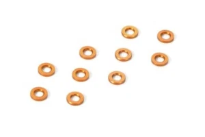 Xray 303121-O Aluminum Shim 3x6x0.5mm (Orange,10pcs) 3mm x 6mm RC Car Parts - Picture 1 of 1