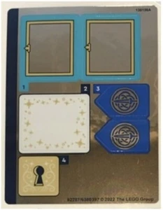 LEGO Disney Princess Sticker Sheet 1 Mirrored From Set 43203 - Picture 1 of 1