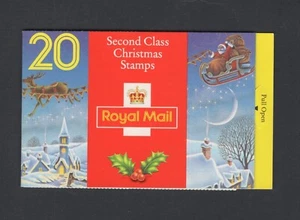 GB #LX5 1993 Second class Christmas booklet of 20 - Gibbons CV £6.00 - Picture 1 of 1