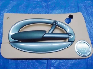 2002-2008 MINI COOPER R50 R52 R53 BEIGE LEFT DOOR INTERIOR PANEL GRAY TRIM OEM - Foto 1 di 5