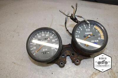 1974 Yamaha DT360 GAUGES METER SPEEDO TACH V1-3924.XT - Image 1 of 4