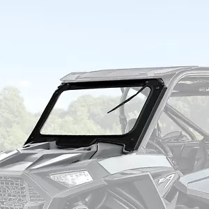 Glass Front Full Windshield For 2019-2023 Polaris RZR XP/ XP4 1000 Black - Picture 1 of 22