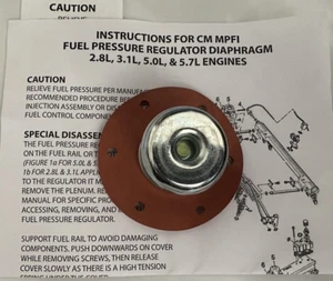 1985-86 OLDSMOBILE CUTLASS CIERA FIRENZA TPI FUEL PRESSURE REGULATOR DIAPHRAGM  - Picture 1 of 3