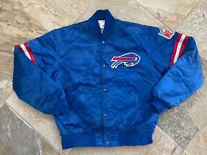 Vintage Buffalo Bills Starter Satin Football Jacket, Size Medium