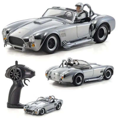 Kyosho 66610C FIRST Mini-Z Shelby Cobra 427 S/C RTR Chrome - Image 1 of 4